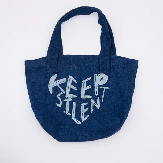 Shhh TOTE Deep Denim