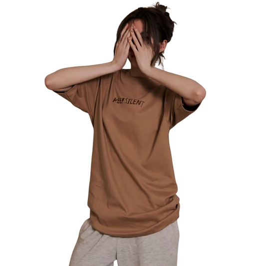 KEEP TAWNY TEE-LOGO