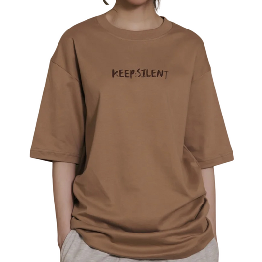 KEEP TAWNY TEE-LOGO