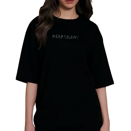 KEEP BLACK TEE-LOGO