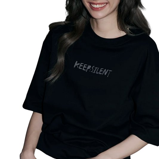 KEEP BLACK TEE-LOGO