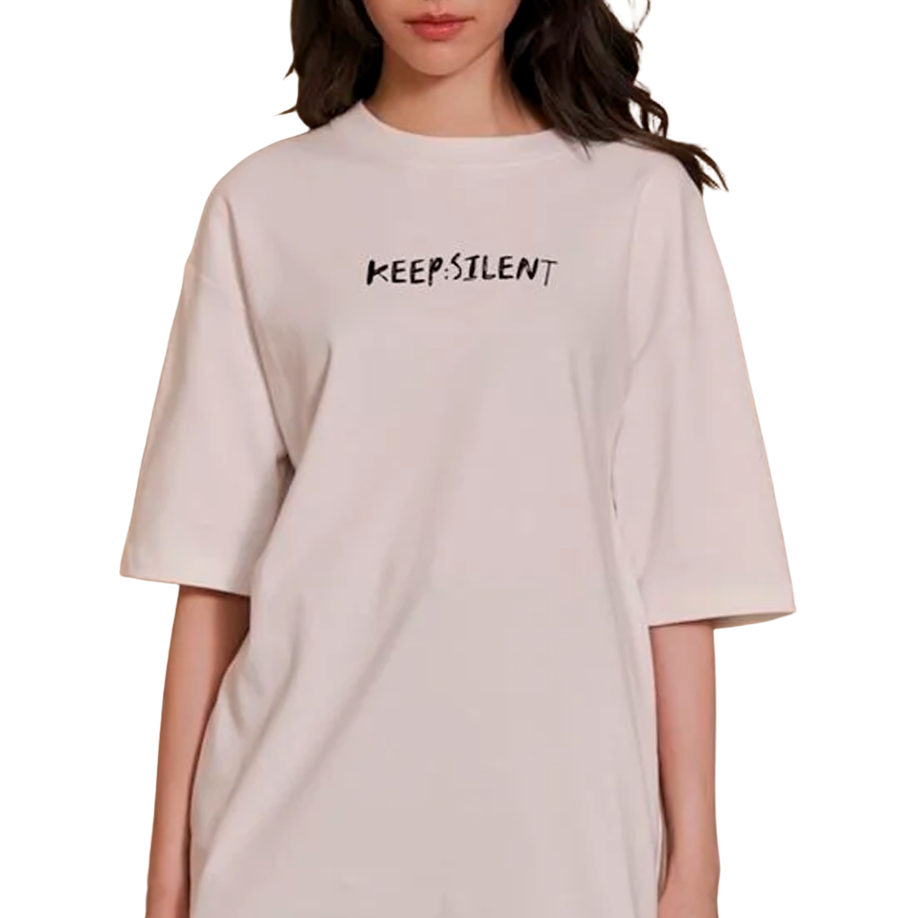 KEEP WHITE TEE-LOGO