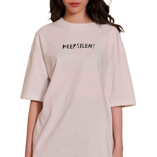 KEEP WHITE TEE-LOGO