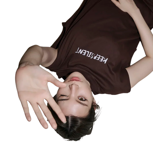 KEEP UMBER SLEEVELESS-LOGO