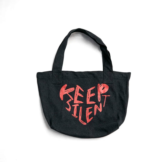 Shhh TOTE Black Denim