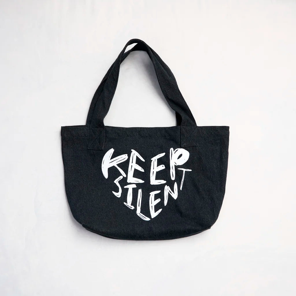 Shhh TOTE Coal Denim